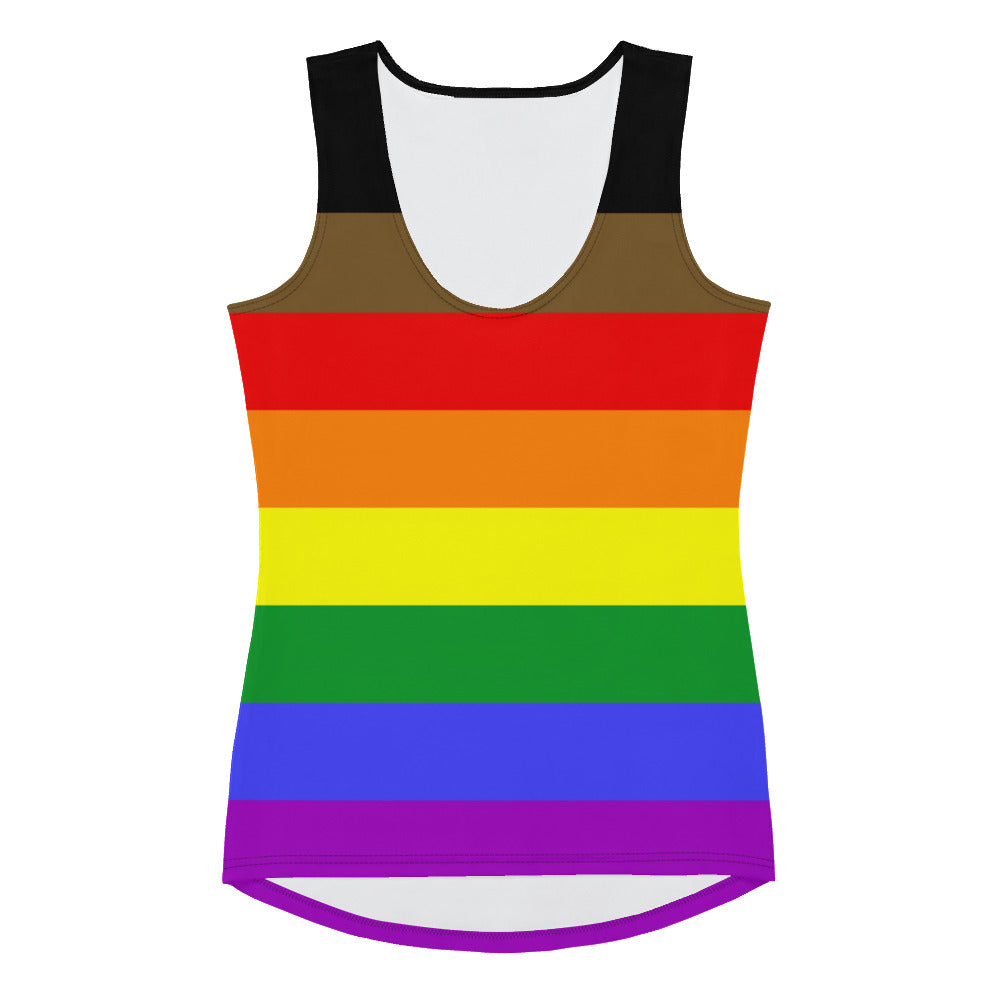 POC Rainbow Pride Flag Fitted Vest Vests and Tank Tops The Rainbow Stores
