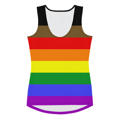 POC Rainbow Pride Flag Fitted Vest Vests and Tank Tops The Rainbow Stores