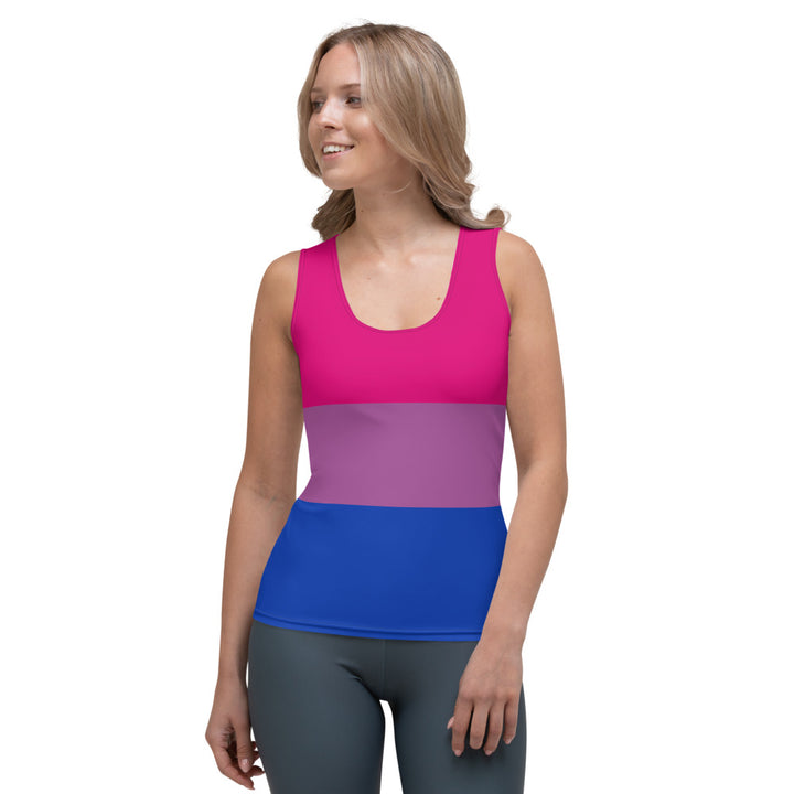 Bisexual Pride Flag Fitted Vest Vests and Tank Tops The Rainbow Stores