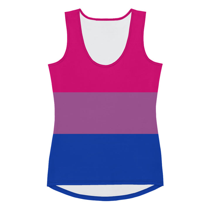Bisexual Pride Flag Fitted Vest Vests and Tank Tops The Rainbow Stores