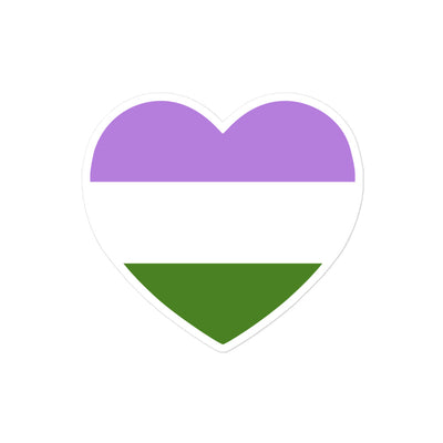 Genderqueer Pride Flag Stickers Stickers The Rainbow Stores