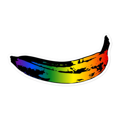 Rainbow Pride Banana Sticker Stickers The Rainbow Stores