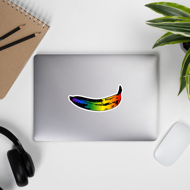 Rainbow Pride Banana Sticker Stickers The Rainbow Stores