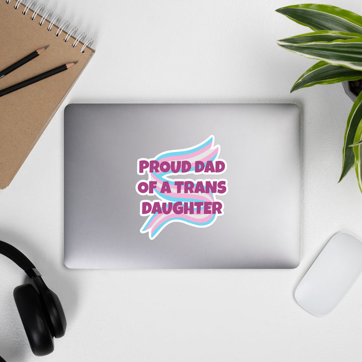 Proud Dad Of A Trans Daughter Sticker Stickers The Rainbow Stores