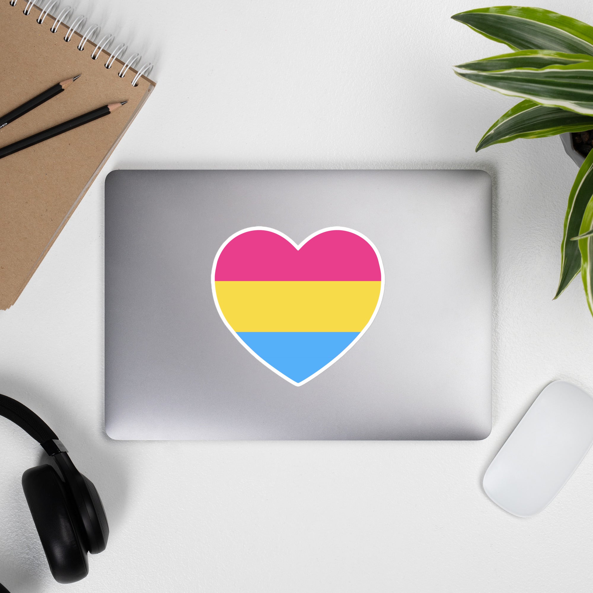 Pansexualität Flagge Aufkleber - 10x7,5 Cm, Aus Vinyl, Wasser- & UV-beständig, Für Laptop, Auto, Fenster