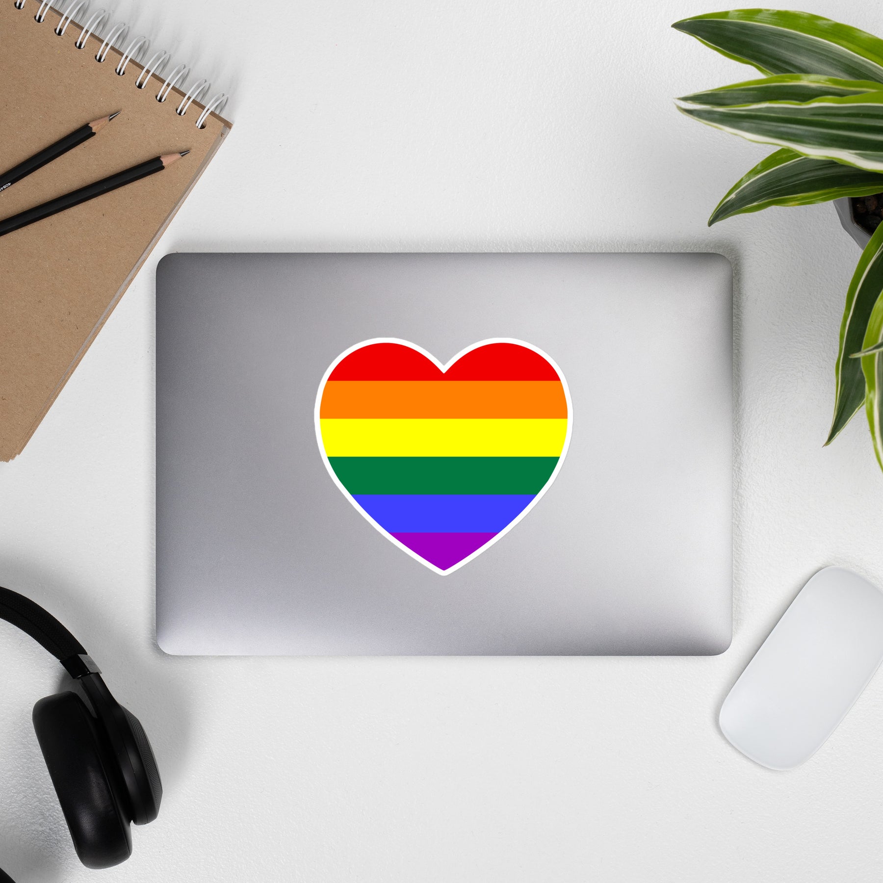 Pride flags hearts Sticker for Sale by EllyBurg