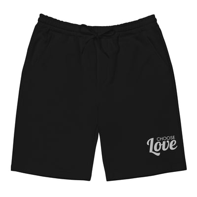 Choose Love Fleece Long Shorts Shorts The Rainbow Stores