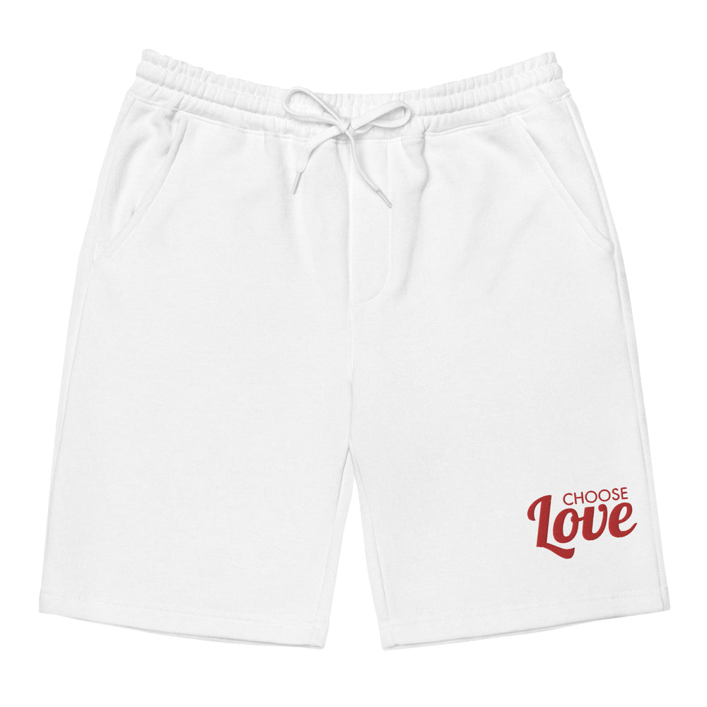 Choose Love Fleece Long Shorts Shorts Fleece The Rainbow Stores