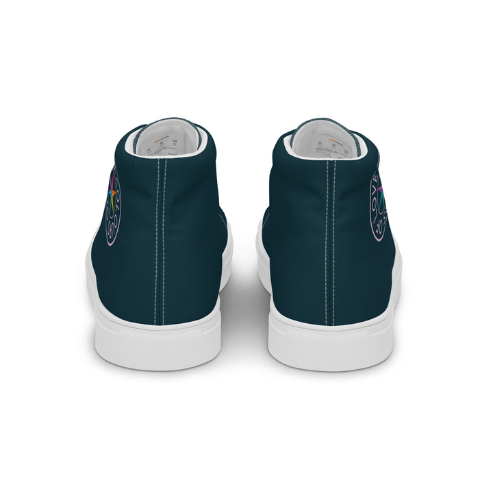 Six Colours Of Love Blue High Top Trainers (male sizes) High Tops The Rainbow Stores