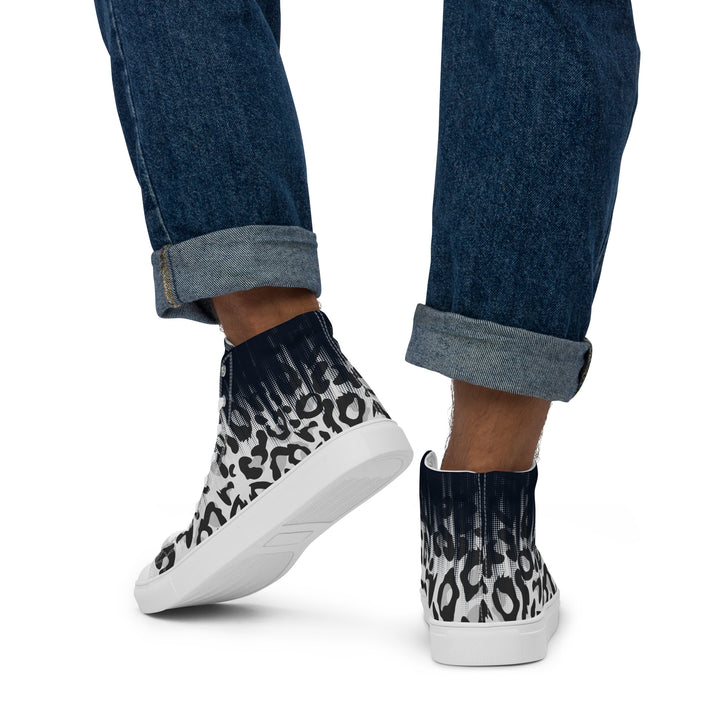 Faded Leopard High Top Trainers (male sizes) High Tops The Rainbow Stores