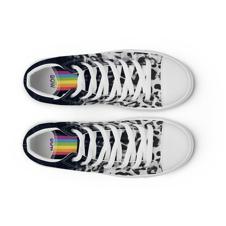 Faded Leopard High Top Trainers (male sizes) High Tops The Rainbow Stores