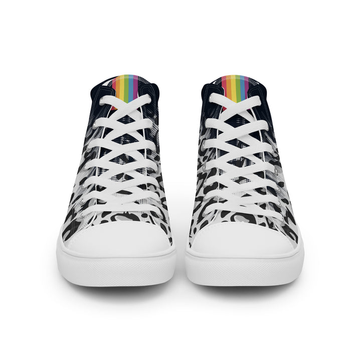 Faded Leopard High Top Trainers (male sizes) High Tops The Rainbow Stores