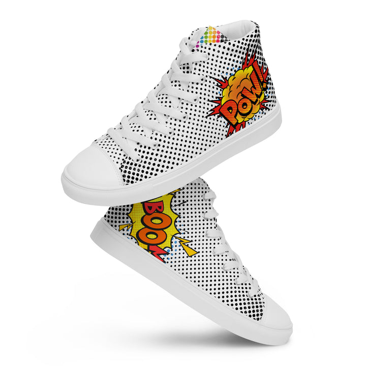 Pow! Pop Art High Top Trainers (male sizes) High Tops The Rainbow Stores