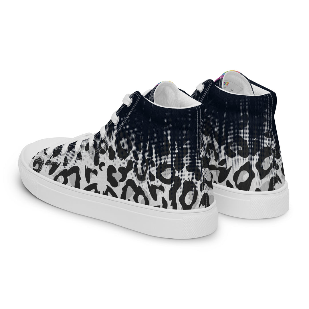 Faded Leopard High Top Trainers (male sizes) High Tops The Rainbow Stores
