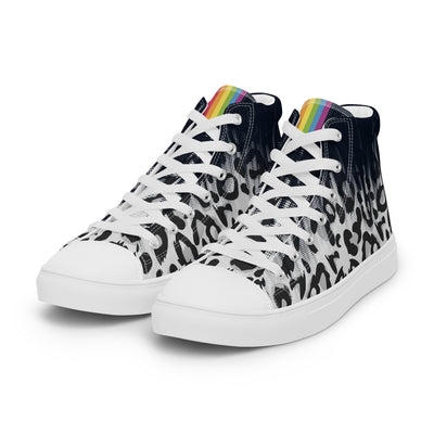 Faded Leopard High Top Trainers (male sizes) High Tops The Rainbow Stores