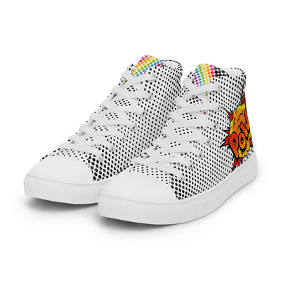 Pow! Pop Art High Top Trainers (male sizes) High Tops The Rainbow Stores
