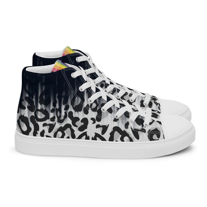 Faded Leopard High Top Trainers (male sizes) High Tops The Rainbow Stores