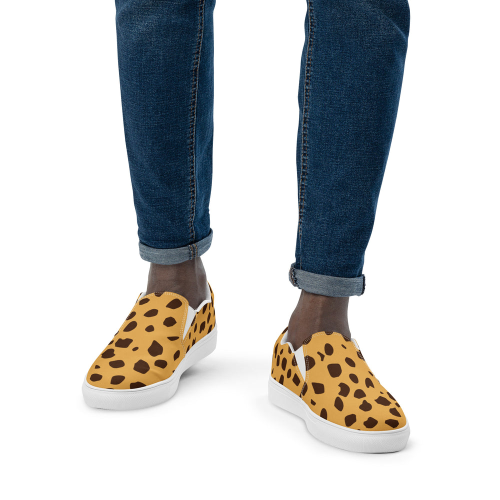 Rainbow Cheetah Print Slip-on Shoes (male sizes) Slip Ons The Rainbow Stores