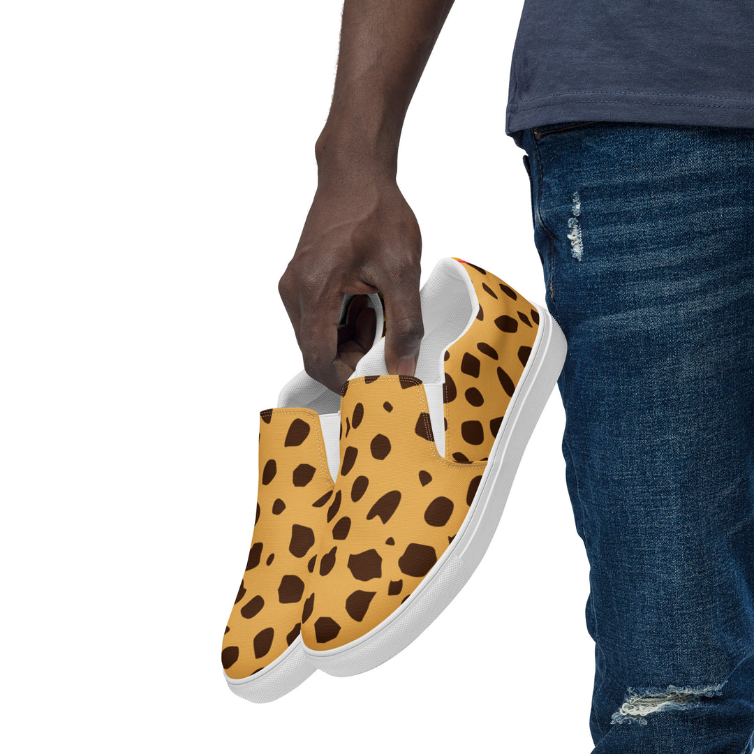 Rainbow Cheetah Print Slip-on Shoes (male sizes) Slip Ons The Rainbow Stores
