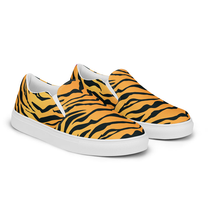 Rainbow Tiger Print Slip-on Shoes (male sizes) Slip Ons The Rainbow Stores