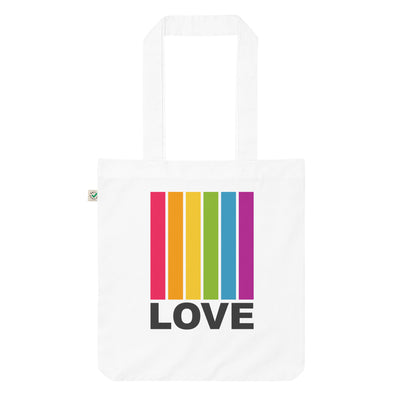 Love Lines Organic Tote Bag Bags The Rainbow Stores