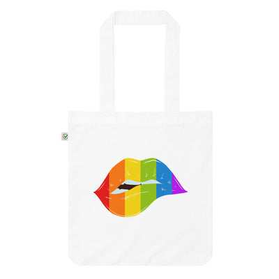 Rainbow Lips Organic Tote Bag Bags The Rainbow Stores