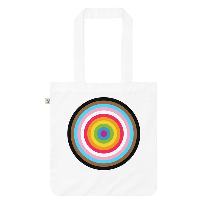 Progressive Pride Flag Organic Tote Bag Bags The Rainbow Stores