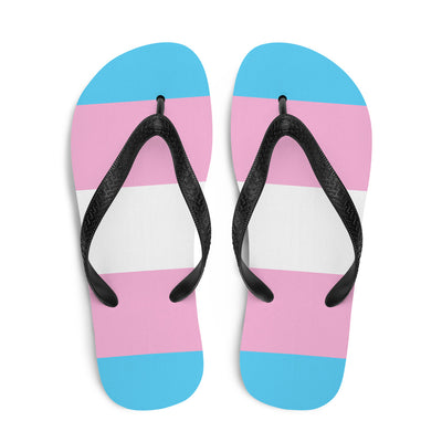 Trans Flag Flip-Flops Flip Flops The Rainbow Stores