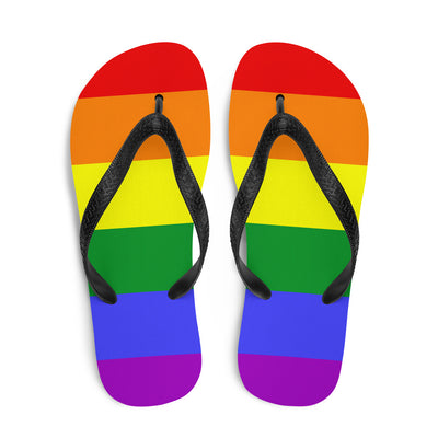 Rainbow Pride Flag Flip-Flops Flip Flops The Rainbow Stores