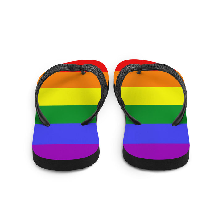 Rainbow Pride Flag Flip-Flops Flip Flops The Rainbow Stores