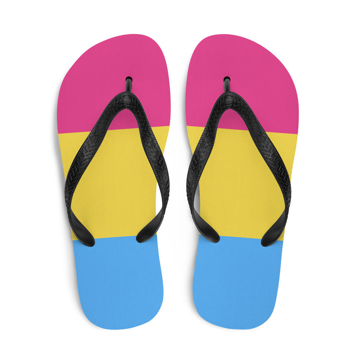 Pansexual Flag Flip-Flops Flip Flops The Rainbow Stores