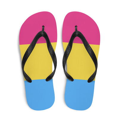 Pansexual Flag Flip-Flops Flip Flops The Rainbow Stores