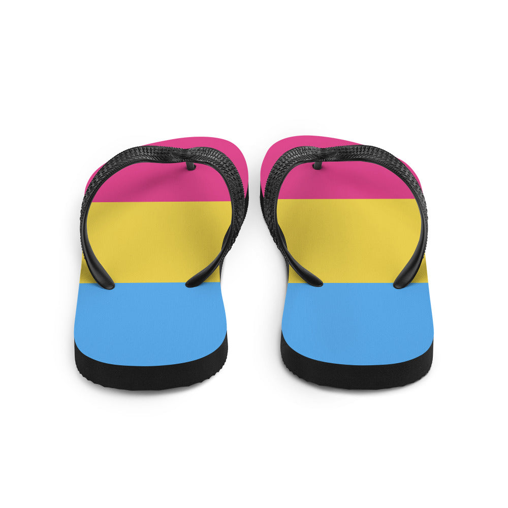 Pansexual Flag Flip-Flops Flip Flops The Rainbow Stores