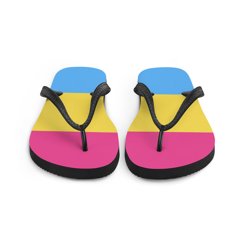 Pansexual Flag Flip-Flops Flip Flops The Rainbow Stores
