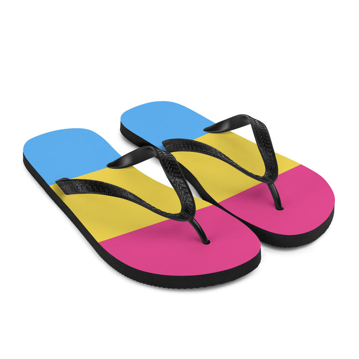 Pansexual Flag Flip-Flops Flip Flops The Rainbow Stores