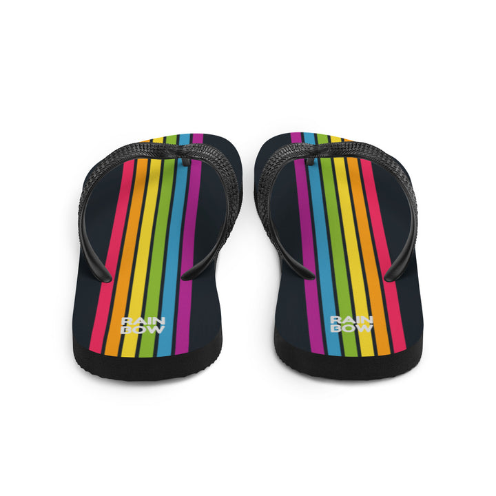 Rainbow Stripe Flip-Flops Flip Flops The Rainbow Stores