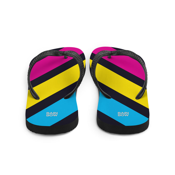Pansexual Diagonal Stripes Flip-Flops Flip Flops The Rainbow Stores