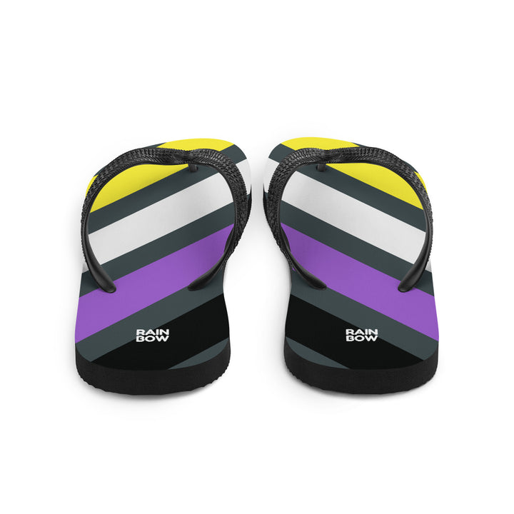 Non-Binary Diagonal Stripes Flip-Flops Flip Flops The Rainbow Stores