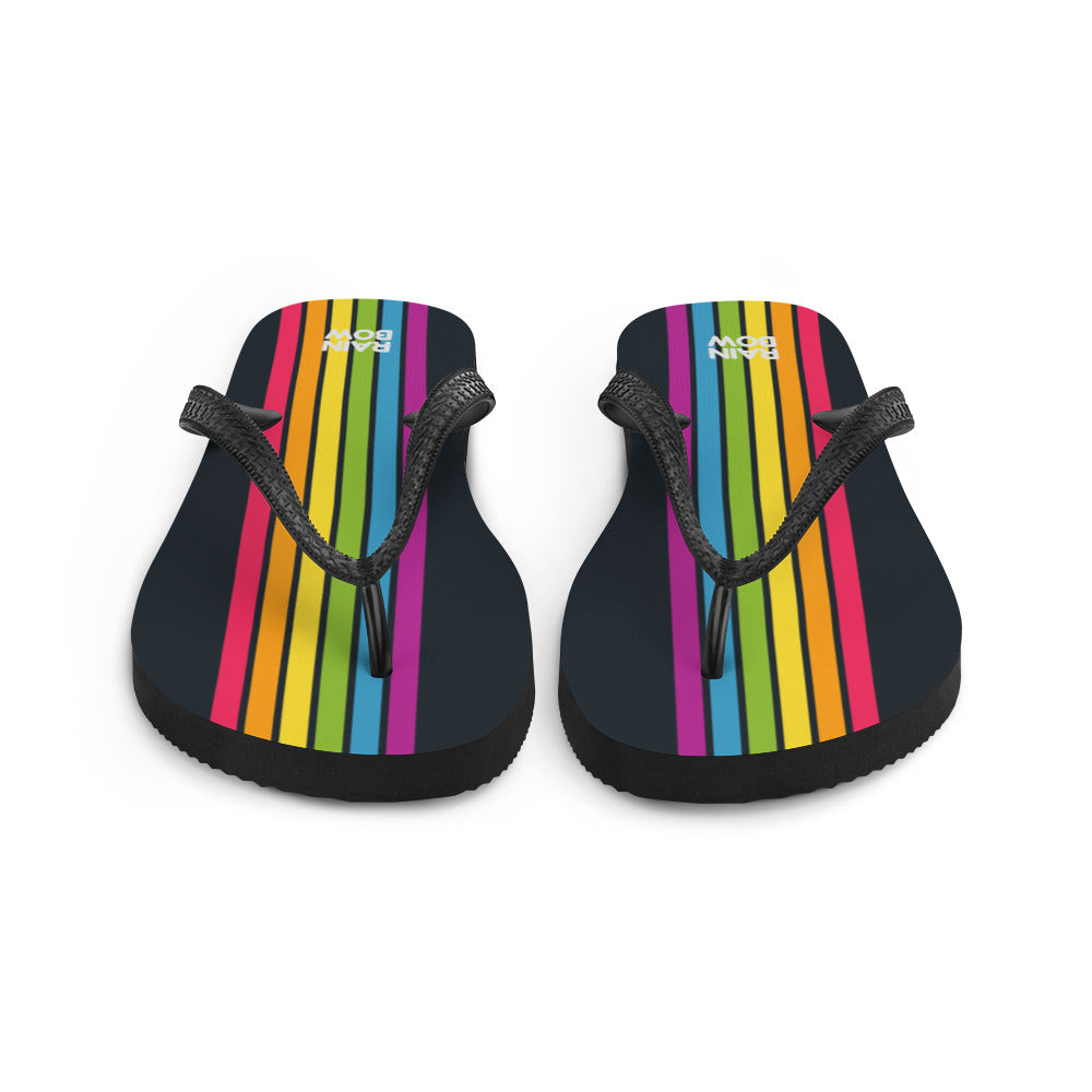Rainbow Stripe Flip-Flops Flip Flops The Rainbow Stores