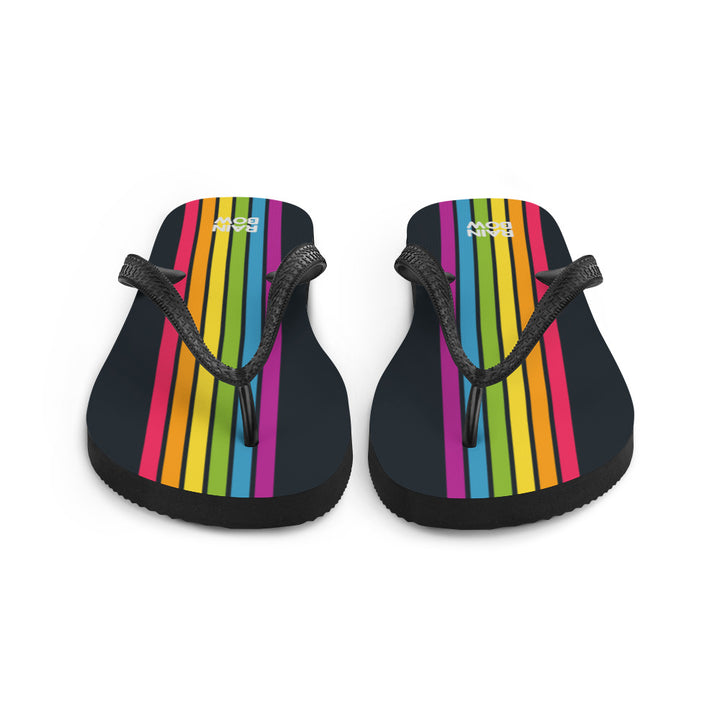 Rainbow Stripe Flip-Flops Flip Flops The Rainbow Stores