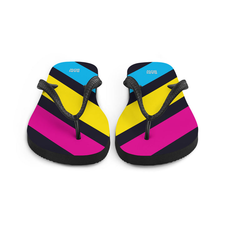 Pansexual Diagonal Stripes Flip-Flops Flip Flops The Rainbow Stores