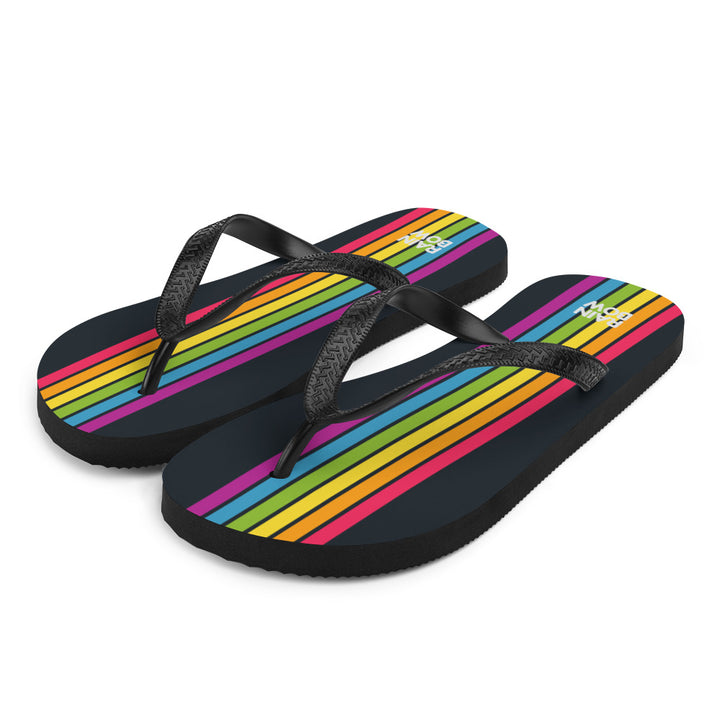 Rainbow Stripe Flip-Flops Flip Flops The Rainbow Stores