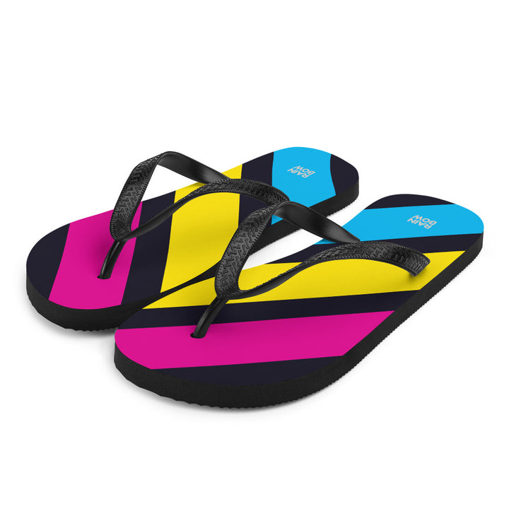 Pansexual Diagonal Stripes Flip-Flops Flip Flops The Rainbow Stores