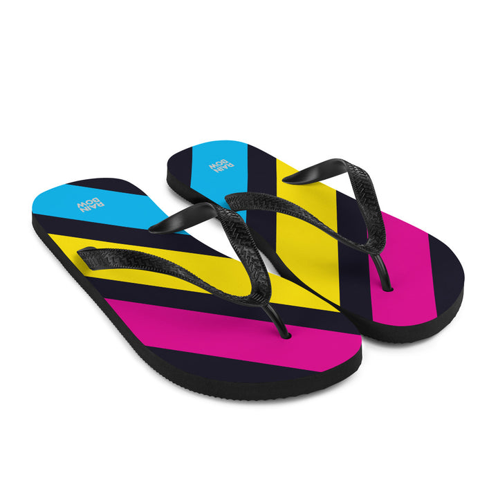 Pansexual Diagonal Stripes Flip-Flops Flip Flops The Rainbow Stores