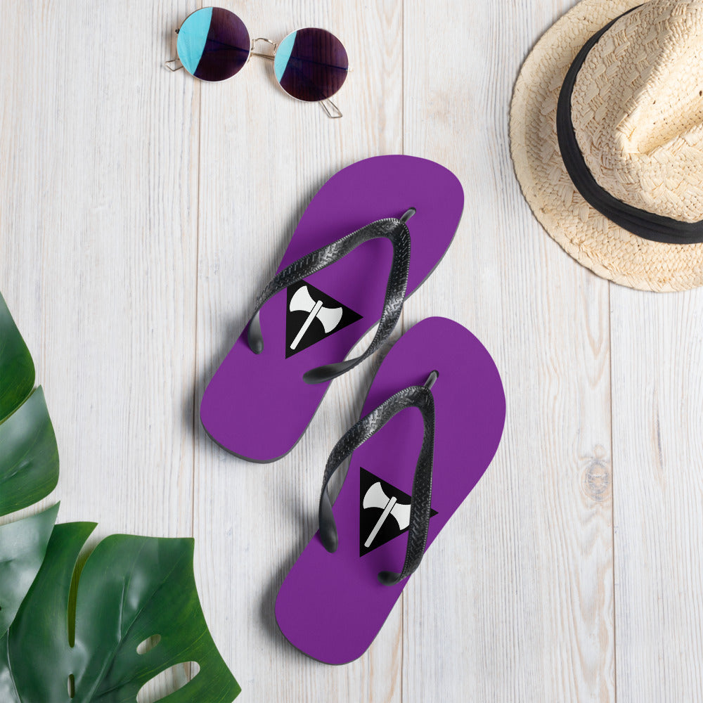Labris Lesbian Flag Flip-Flops Flip Flops The Rainbow Stores