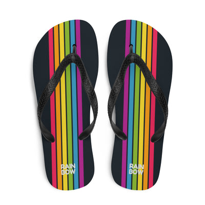 Rainbow Stripe Flip-Flops Flip Flops The Rainbow Stores