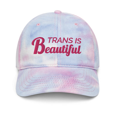 Trans Is Beautiful Tie-dye Cap Hats The Rainbow Stores