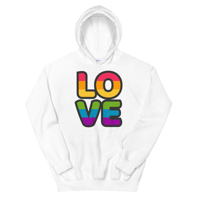 Love Pop Art Hoodie Hoodies The Rainbow Stores