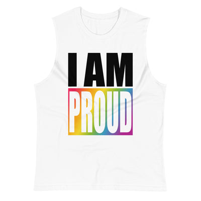 I Am Proud Muscle Shirt Vests and Tank Tops The Rainbow Stores
