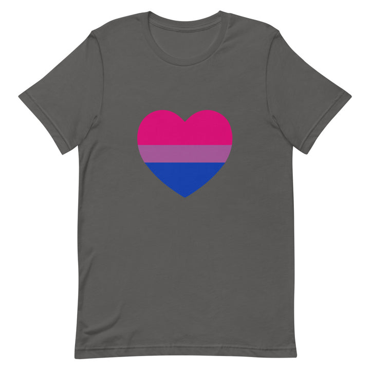 Bisexual Heart Flag T-Shirt T-shirts The Rainbow Stores